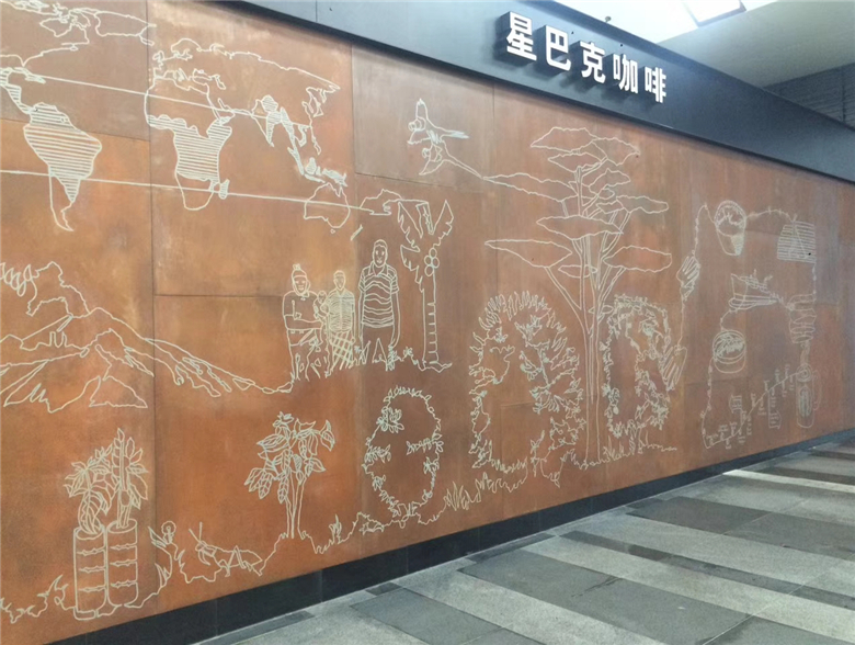 六合耐候钢幕墙